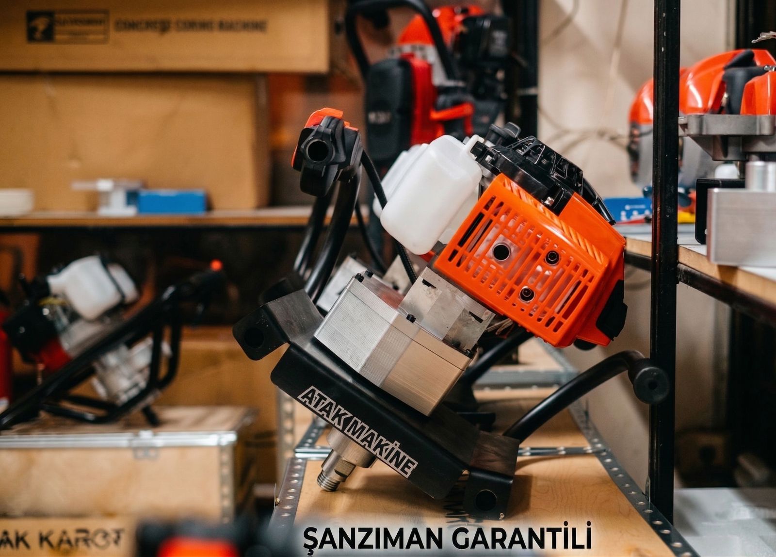 ATAK APEX 5.5 HP BENZİNLİ KAROT & EL SONDAJ MAKİNESİ 5 MT FULL SET